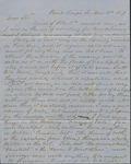Letter, F. H. Farrar to John P. Darden, March 5, 1857