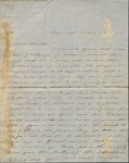Letter, Ann Eliza to John P. Darden, September 10, 1857