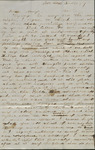 Letter, John P. Darden to Sarah M. Showers, November 3, 1857