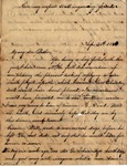 Letter, Martha Magruder (Hopkins) to H. A. Magruder; 9/30/1862