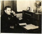 First police radio by Charles Johnson Faulk Jr.