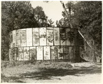 Tank storage at 1st oil well around Vicksburg. by Charles Johnson Faulk Jr.