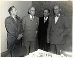 Jimmy Horn, Governor Fielding Wight (second from left), Wallace Covington and John Culkin. by Charles Johnson Faulk Jr.