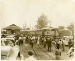 Missouri Pacific train, Tallulah, LA by Charles Johnson Faulk Jr.
