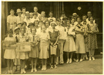 Group in front of Evening Post by Charles Johnson Faulk Jr.