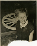 Esther Morrison in Faulk's yard by Charles Johnson Faulk Jr.