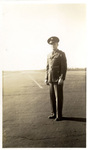 William A. Lowe on airfield by Charles Johnson Faulk Jr.