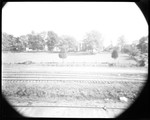 Farm along railroad track