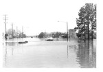 flooding on Highway 45N - Tombigbee River Flood 1974