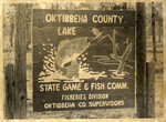 Sign - Oktibbeha County Lake