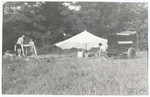Members of Mississippi Archaeological Association on dig site.