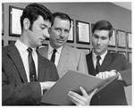 William Winter, Bill Howard, and Bob Novak at Tau Beta Pi program.
