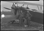 Two Men at Shirley Field by United States. Entomology Research Division. Delta Research Laboratory (Tallulah, La.)