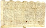 Indenture, Anthony Tunsload, County of Derby With the Master of the Rolls, [vellum], 1568 by Sir William Cordell