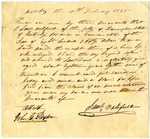 Bill of Sale for Priscilla, Sold by Samuel Wakefield to Samuel Davis, Natchez, 1835