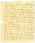 Letter, Stephen Noble, Pearl River, Mississippi Territory, to Samuel Chapman, Choctaw Nation Agency, 1815