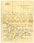 Letter, Prince Albert Ansah, Coomassie, Gold Coast, West Africa, to American Boy Scout Friend, 1915
