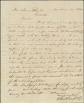 Letter, from George Potts, in Natchez, Mississippi to Rev. James Smylie in Liberty, Amite County, Mississippi, August 31, 1829