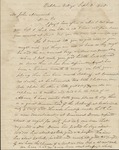 Letter, Mat Bolls at Oakland College in Lorman, Mississippi, to John Murdock in Philadelphia, Pennsylvania, September 3, 1840 by Matt Bolls