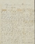 Letter, O.P. Hills in Plaquemine, Louisiana to Their Father Isaac Hills in New Hampshire, December 19, 1844 by O. P. Hills