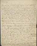 Letter, W. Patton, an Irishman Living in Natchez, Mississippi to Their Sister, Mrs. William Wightman, in Florence, Alabama, undated. by W. Patton