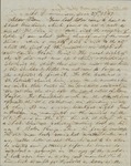 Letter, H. Hinch in St. Francisville, Louisiana, to Ben Hinch in New Haven, Illinois, December 27, 1847