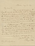Letter, from George Potts, in Natchez, Mississippi to Rev. James Smylie in Liberty, Amite County, Mississippi, August 31, 1829