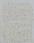 Letter, H. Hinch in St. Francisville, Louisiana, to Ben Hinch in New Haven, Illinois, May 13, 1839 by H. Hinch