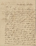 Letter, Thomas Cotten, in New York to Rev. James Smylie in Elysian Fields, Amite County, Mississippi, June 13, 1823