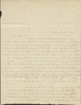 Letter, Jeannie in Natchez, to her Cousin, Edward North, in Patterson, New Jersey, January 27, 1842