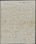 Letter, Dr. Joseph and Harriott Warren,  Columbus, Mississippi, to Marcena Loring, Sumterville, South Carolina, May 29, 1848