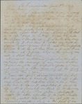 Letter, H. Hinch in St. Francisville, Louisiana, to Ben Hinch in New Haven, Illinois, June 8, 1852