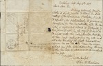 Letter, from John B. Hutchison in Vicksburg, Mississippi to Rev. James Smylie in Centerville, Amite County, Mississippi,  August 14, 1837