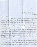 Letter, Charlotte S. Farnham to Aunt Lucy, February 14, 1853