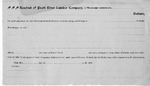 Pearl River Lumber Company Payment Slip, 1899