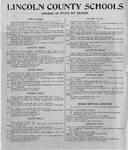 Course of Study Guide, 1899 by Lincoln County Schools