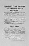 School Prizes Announcement, 1909 by Gussie Paxton