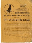 Yum-Yum Party flyer, June 24, 1899