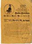 Yum-Yum Party flyer, June 24, 1899