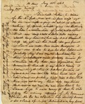 Letter, Howell Hobbs to Eudora Hobbs, January 23, 1861
