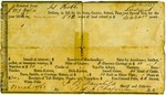Tax Receipt, March 10, 1863