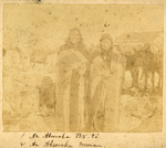 Apsaalooke Bōté (left) and Apsaalooke Woman (right) by Andrew Bowles Holder