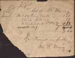 Receipt, J. R. Murry to Isaac Ross Estate, January 6, 1845