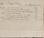 Invoice, Prospect Hill to A. J. McGill