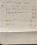 Invoice, Isaac R. Wade for the Plantation to John A. Watkins, 1847