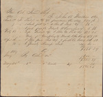 Statement, The Estate of Isaac Ross to John A Watkins, 1847