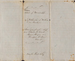 Notification of Motion on Bond, October 1848
