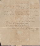 Letters Between Isaac R. Wade and R. M. Moore, January 1, 1849