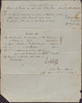 Account Statement, Isaac R. Wade to John Ker, January 31, 1849