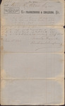 Statement, Frankenbush and Englesing to Isaac R. Wade, January 4, 1858